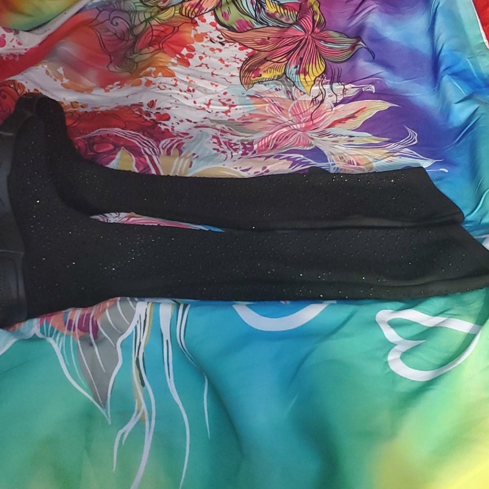 KNEE HIGH RHINESTONE SNEAKERS - Picture 8 of 15